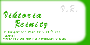 viktoria reinitz business card